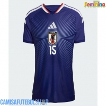 Camisa de time de futebol Japão Daichi Kamada #15 Replicas 1º Equipamento Feminina Mundo 2026 Manga Curta